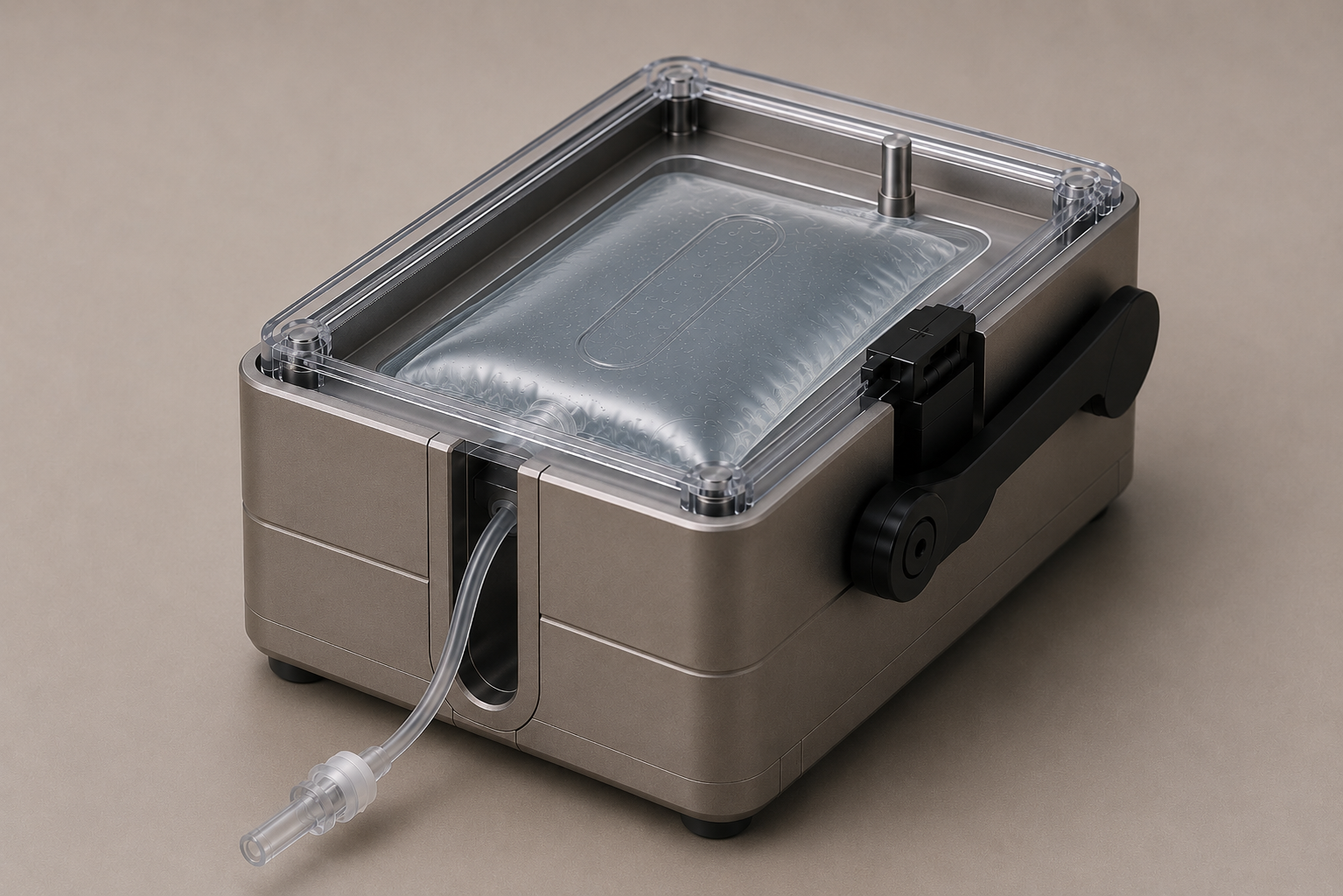 PERFU+3 — autonomous mechanical infusion system, CIR-V40 pre-industrial prototype